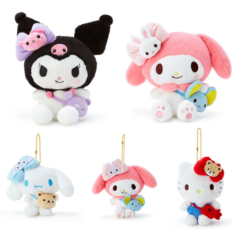 

Аниме мультфильм Sanrio Kawaii Hello Kitty My Melody мягкая экшн-фигурка коллекционный орнамент очаровательный подарок для детей друзей