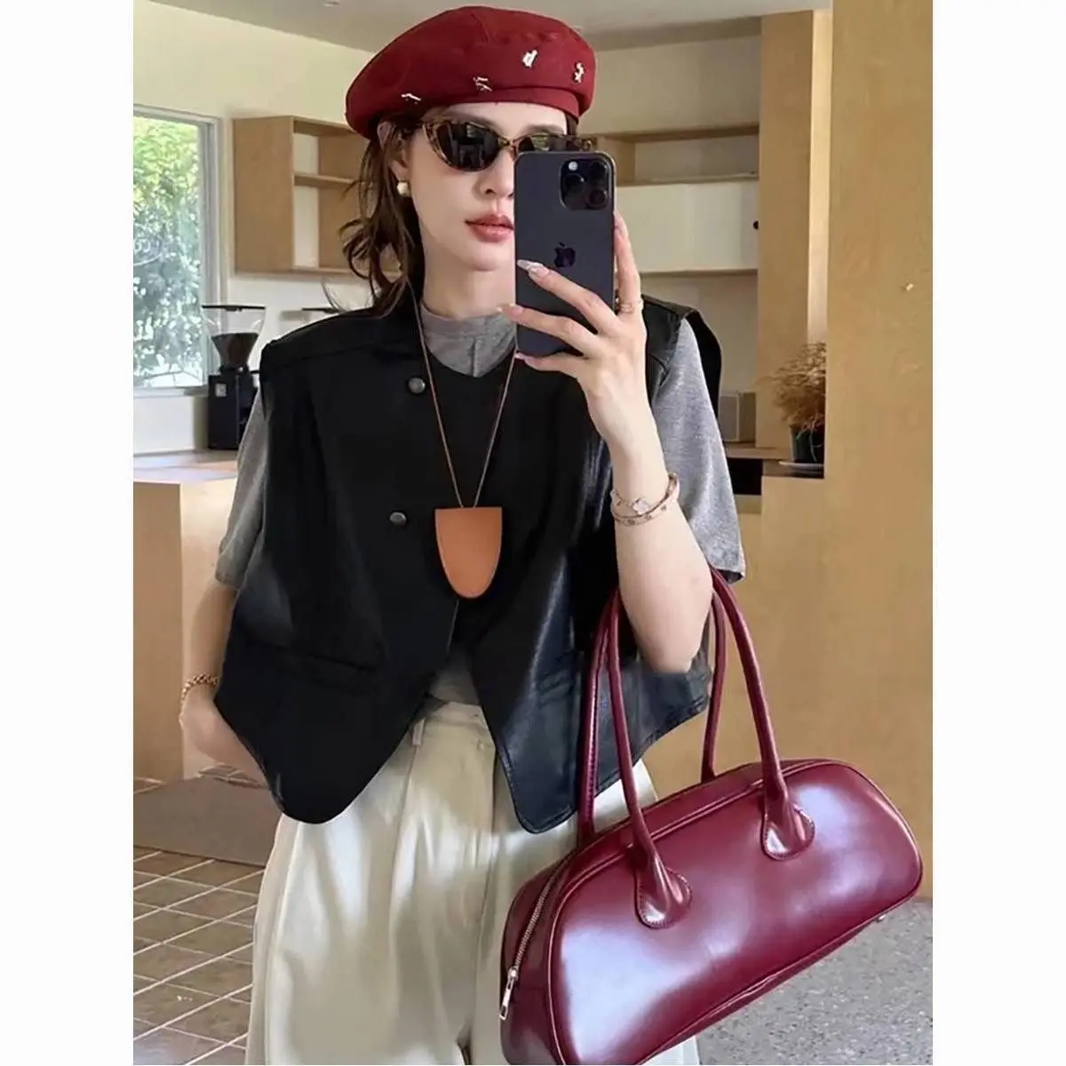 

Vests Waistcoats Thin Womens For Woman Winter Fall Button-Up Corduroy College Uniforms Preppy Style Varsity Student Layered Sexy