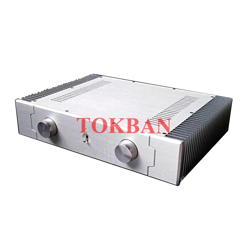 Imagem -05 - Tokban Áudio-alumínio Classe a Amplificador de Potência Chassis Altamente Eficiente Dissipação de Calor Case Shell 4309.430*90*308 mm