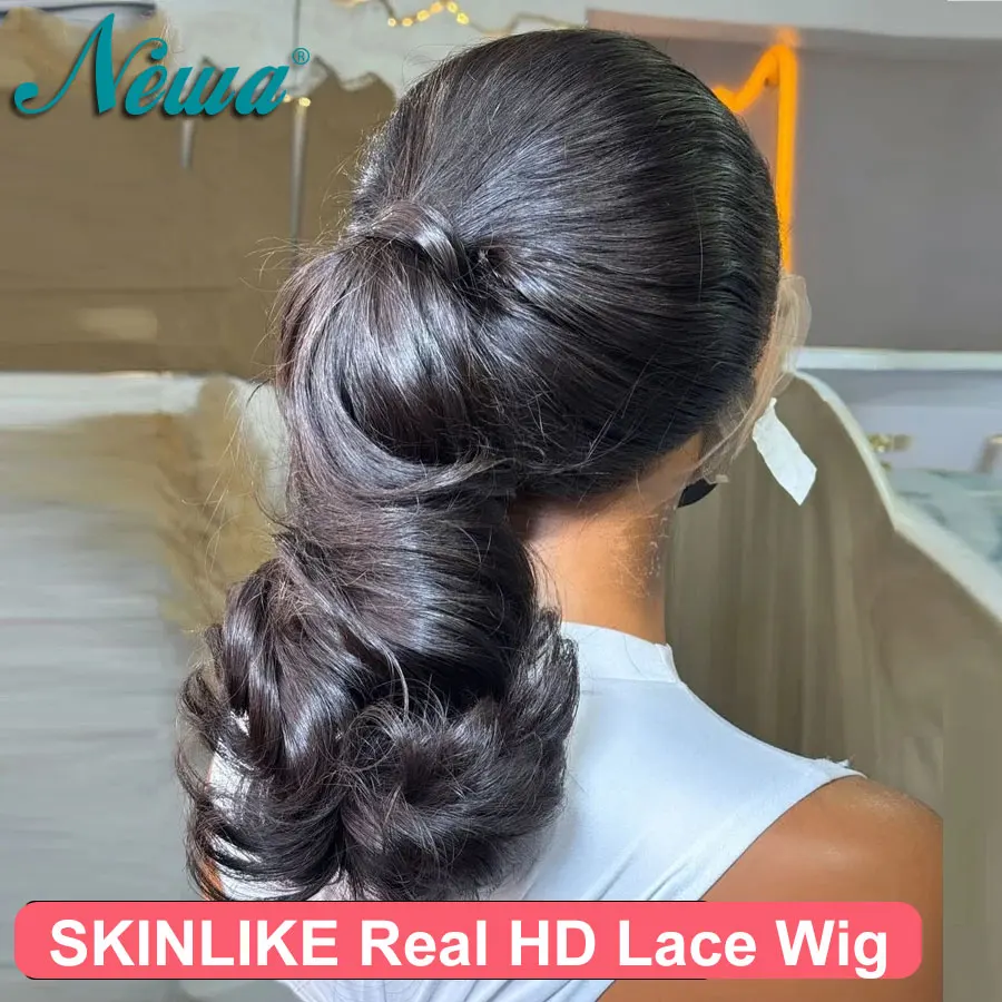 

Newa Hair 13x6 HD Lace Full Frontal Wig Pre Plucked Hairline 5x5/6x6 HD Lace Closure Glueless Wig Ready Wear Bleached Knots Wigs