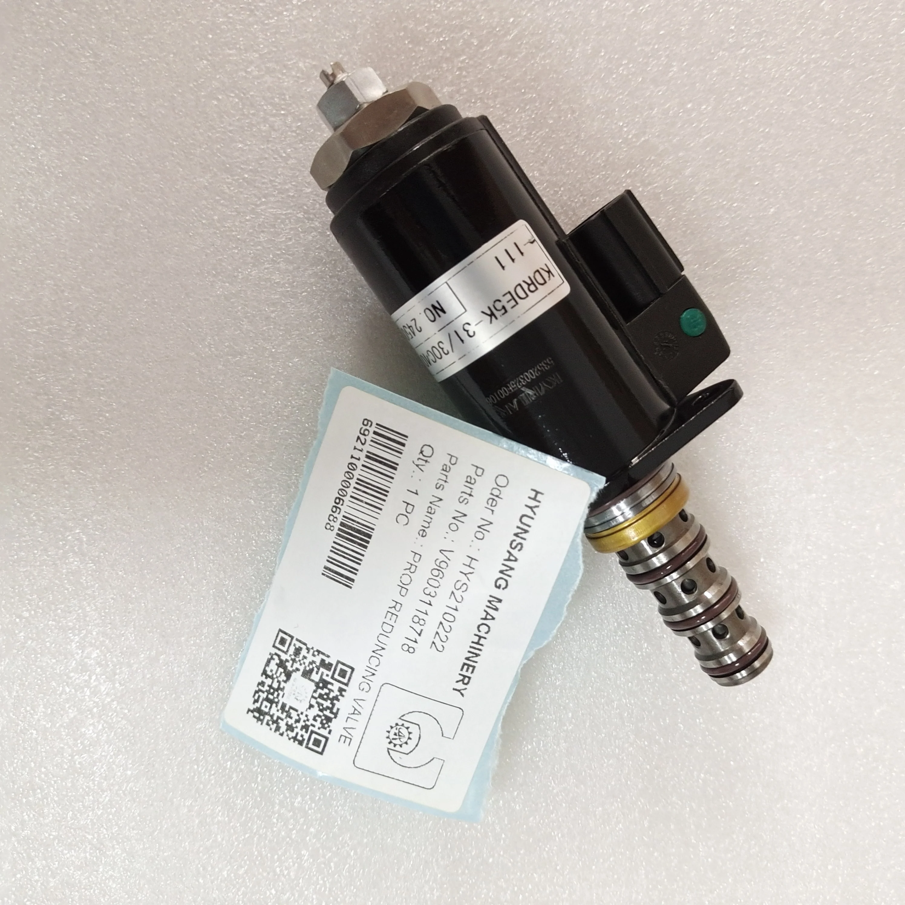 Hyunsang Excavator Parts Prop Reducing Valve V9603118718 V9404125317 V9406285784 V9409216208