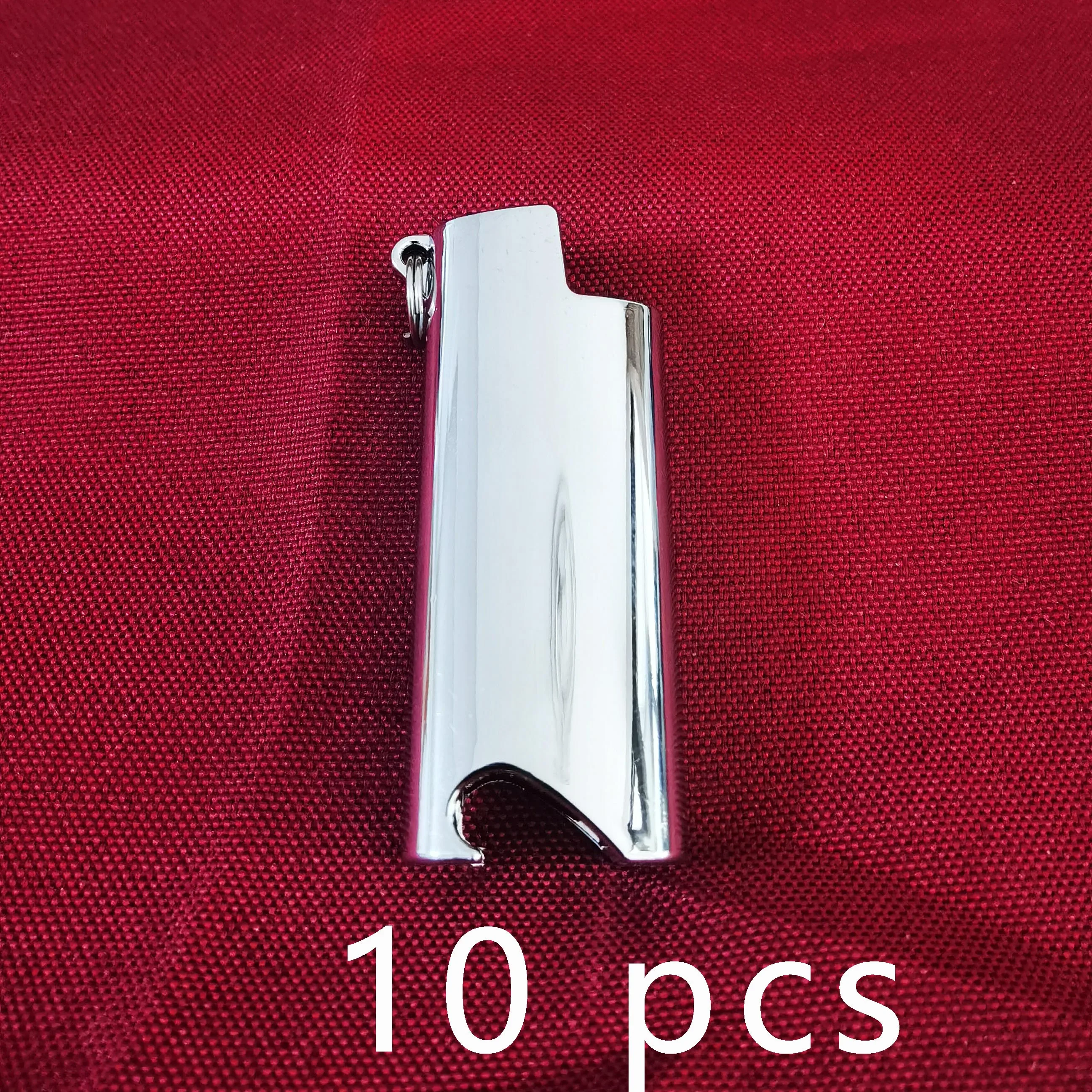 10 Pieces Of Bic Small Lighter Case Mini J5 J25 Keychain Bottle Opener Mirror Metal Shell