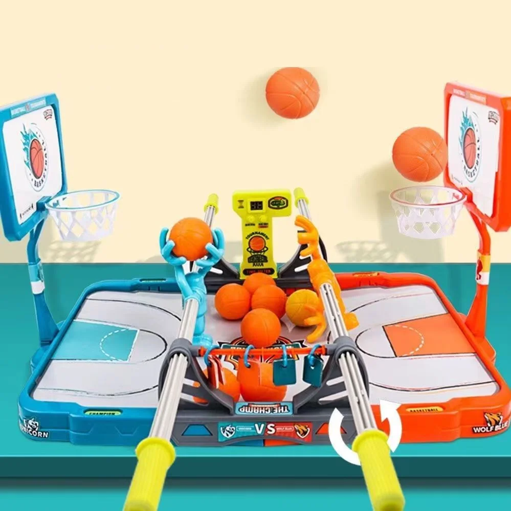 Mini Portable Plastic Finger Basketball Shooting Hoop Party Goal Game Indoor Handheld Slam Dunk Tabletop Sport Set Toy For Kids