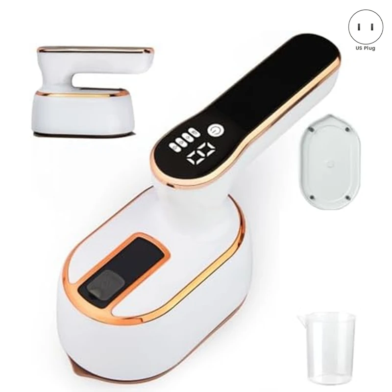 ABGP-1000w Travel Steamer Iron สําหรับเสื้อผ้า LED เครื่องรีดผ้าไอน้ําขนาดเล็กมือถือขนาดเดินทางขนาดเล็กเดินทาง