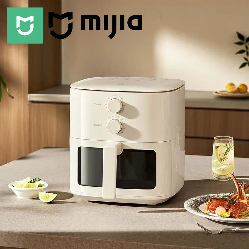 Mijia Smart Air Fryer N1,Flip-free cooking,Large 5L capacity,Chicken Fry Machine For Home 220V CN Version,Transparent Window