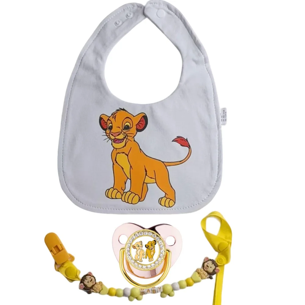 

Rhinestone Embellished Baby Soother Cute Cartoon Infant Pacifier For 0-12 M