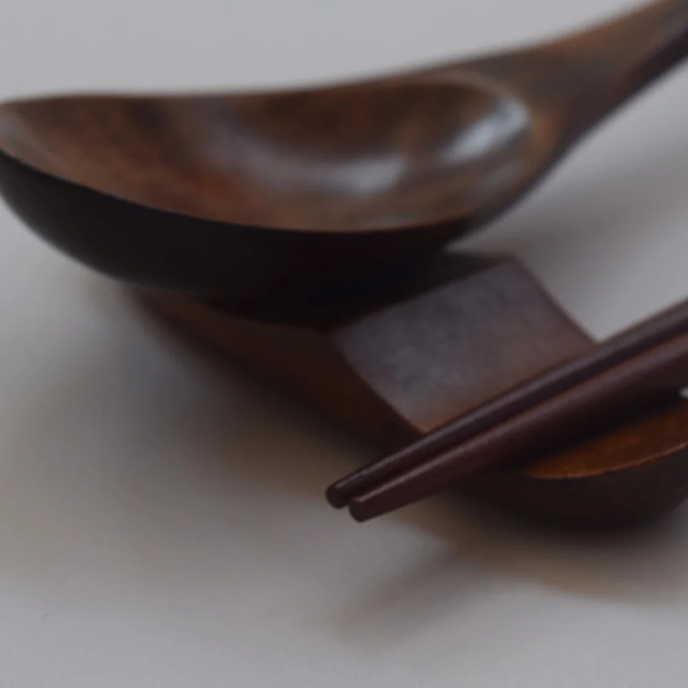 

4Pcs Wooden Chopstick Holder Lightweight Compact Ideal Gift for Home Party Celebration Chopstick Holder