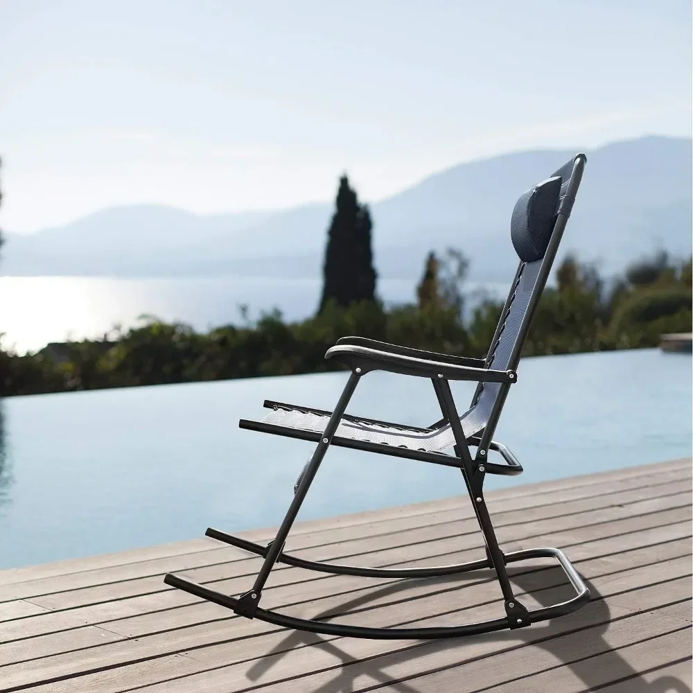 

#For Rocking Zero Gravity Beach Chair Outdoor Wide Recliner Portable Lounge Chair Folding with Headrest,Beach Chairs&