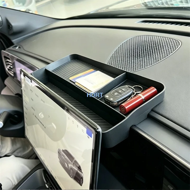 For BYD Sealion 6/Sealion 06/Sea Lion 06 2025 + Car Style Screen Rear Storage Box Pad Container Case Organizer Cover Accessories