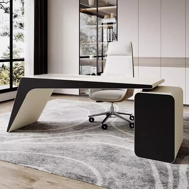 

Minimalist Italian boss, simple modern study, single desk, household high-end women's medical beauty desk