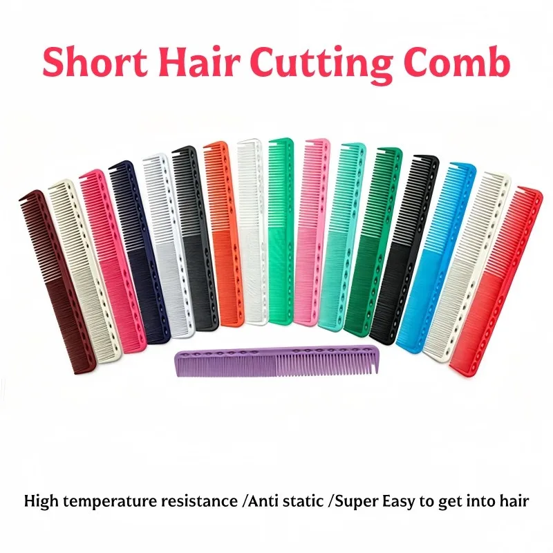 Double Headed Wide Dense Tooth Hair Comb Anti Static Styling Cutting Comb Hair Stylist Professional Accessories Tools Hair Brush
