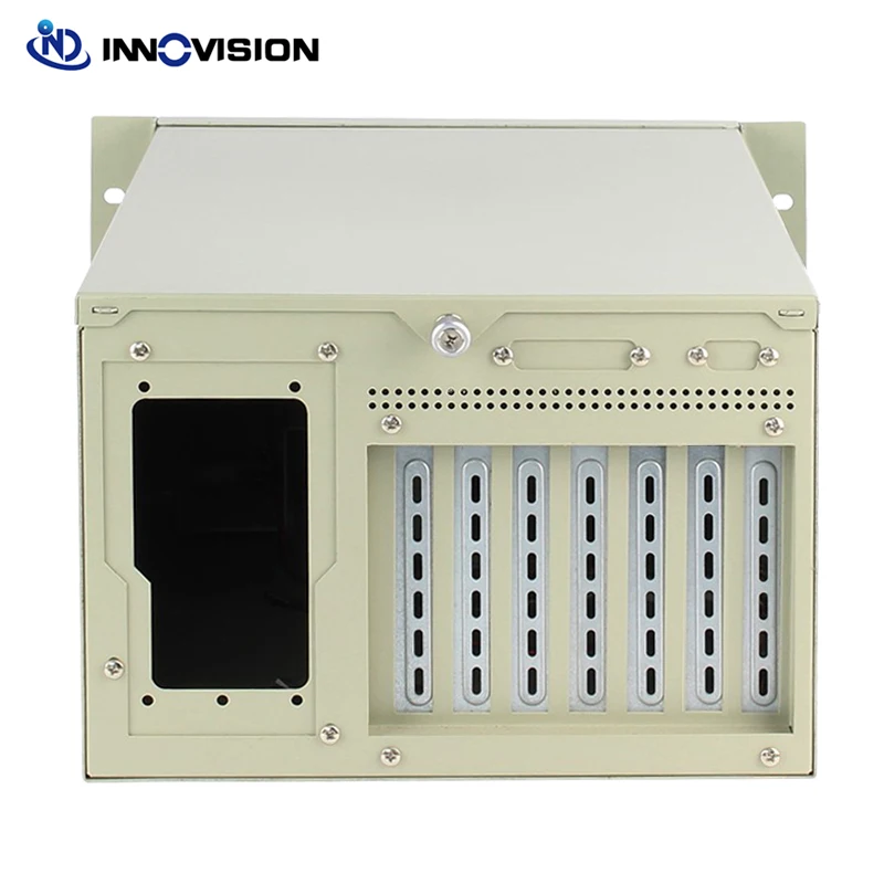 Factory Customization Available Desktop or wallmount industrial computer chassis support 7 slots SBC board IPC4007