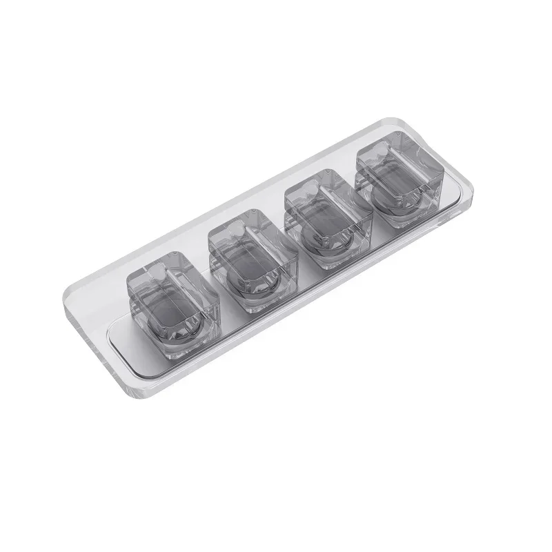 Magnet Cable Winder Adhesive Silicone USB Cable Fixer Organizer Solid Color Cable Holder Line Charger Clip for Desk Office