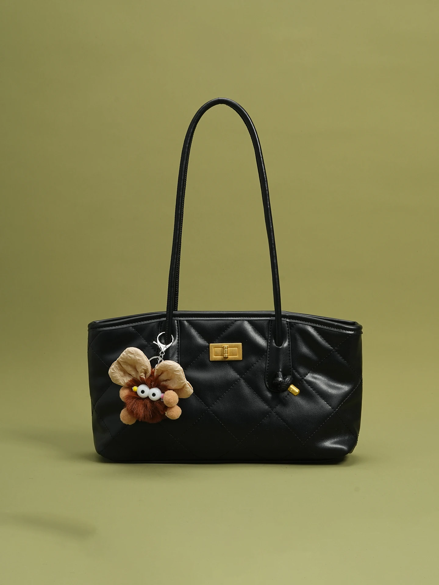 

Retro Women's Shoulder Bag Large Capacity Commuting Bag Versatile Underarm Bag Simple Texture Solid Color Handbag Tote Bag