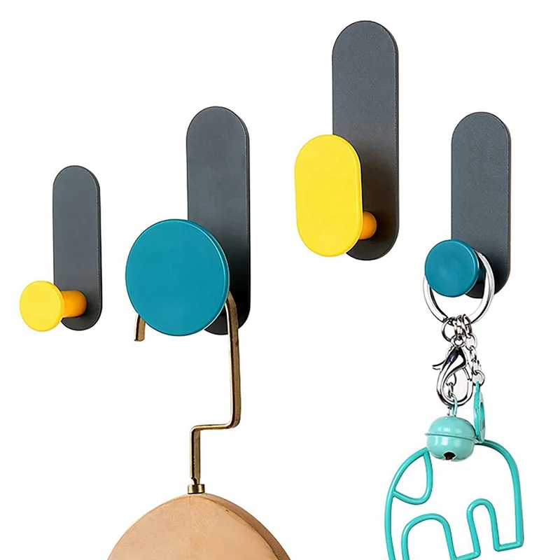 -A25M Ganci per asciugamani per bagno montati a parete, ganci per appendiabiti adesivi impermeabili resistenti Ganci per accappatoio Ganci per appendere vestiti per armadietti D