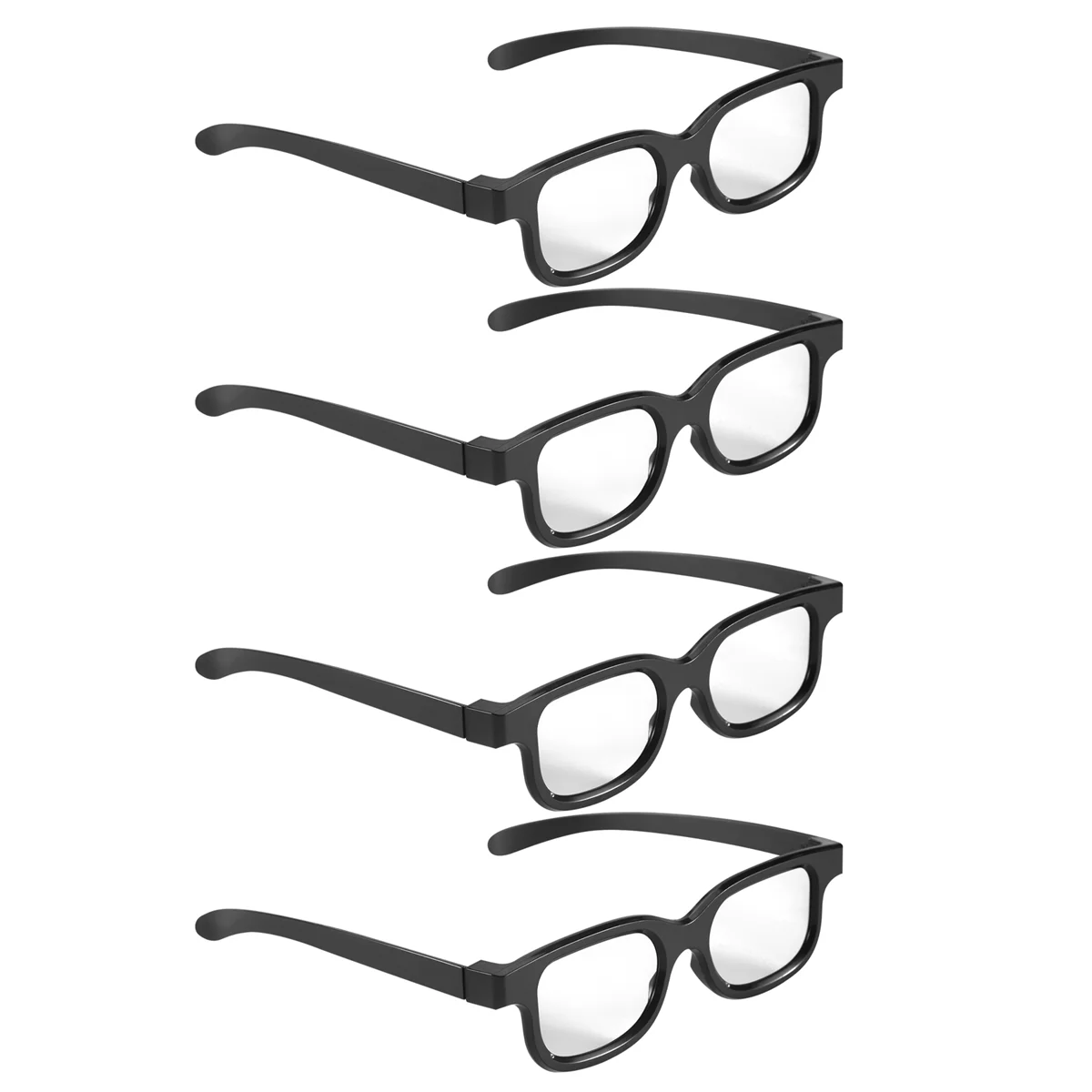 Gafas 3D pasivas polarizadas de 4 piezas para pantalla de cine IMIX