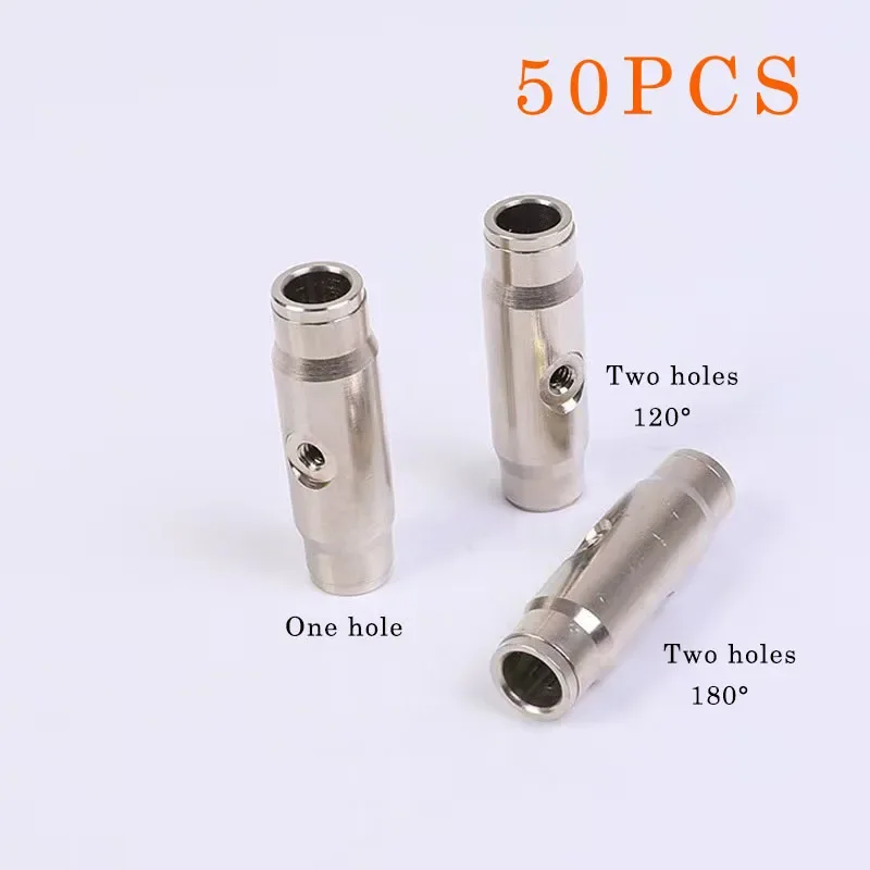 Brass Slide Connector Kit For High Pressure Atomization Systems, Atomizer Nozzle Connector, Sliding Lock Connector 50PCS