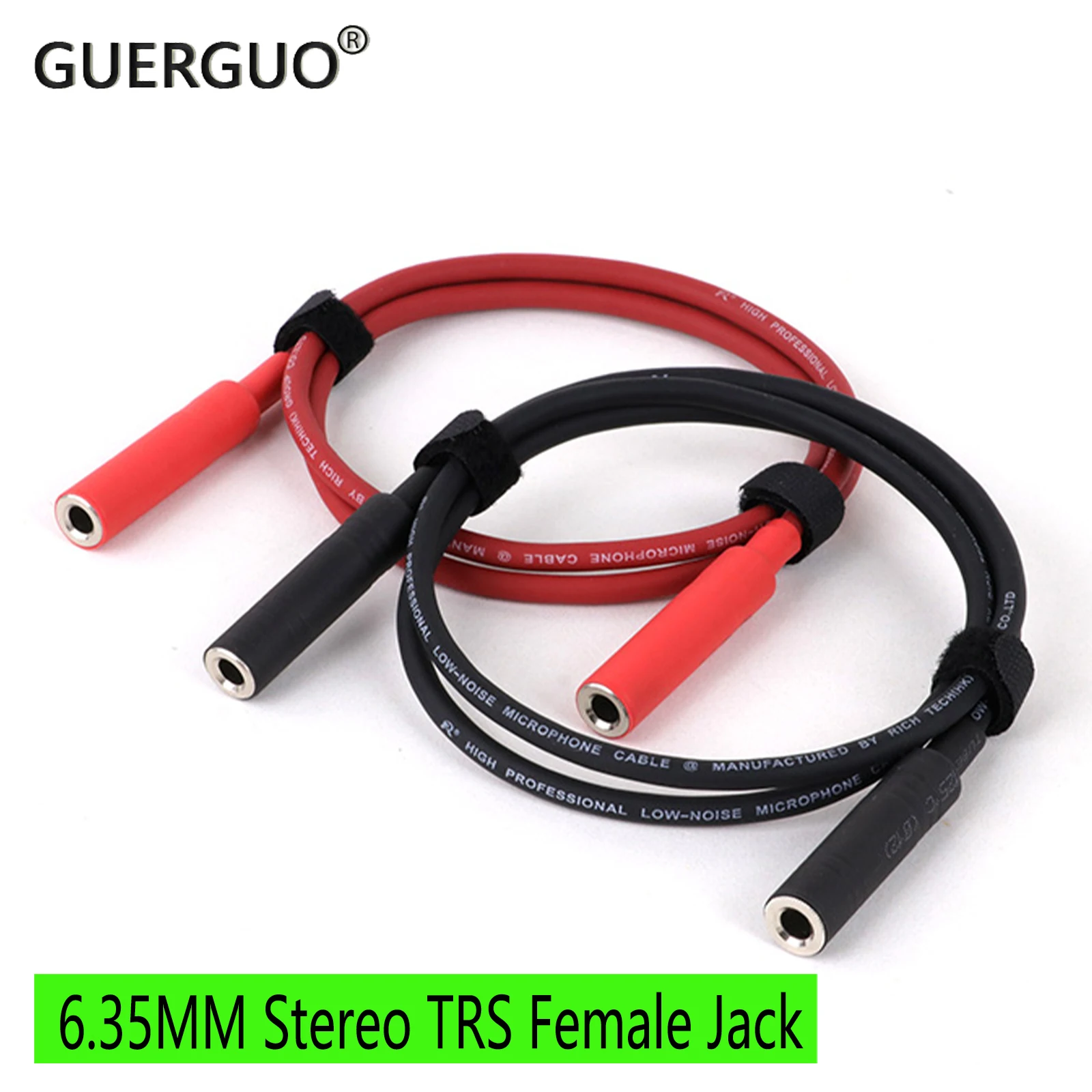 

1/4 Female to 1/4 Female Coupler,6.35mm TRS Audio Adapter Connector Extend 6.5 Stereo Cable Cord for Guitar, Speaker, Amplifier