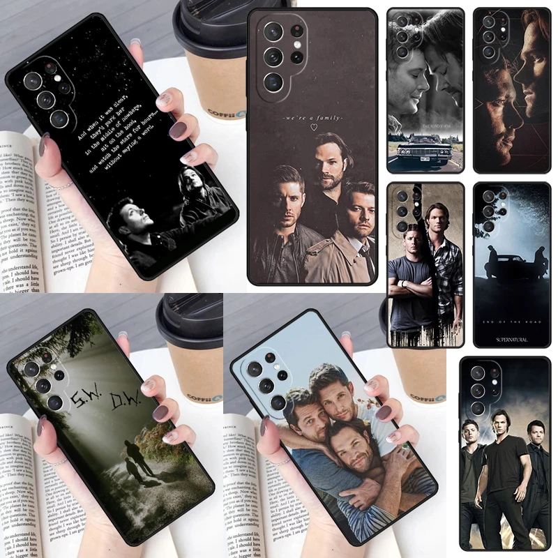 Supernatural SPN Dean And Sam Cover For Samsung Galaxy S23 Ultra S22 S20 S21 FE S8 S9 S10 Plus Note 10 20 Ultra phone Case