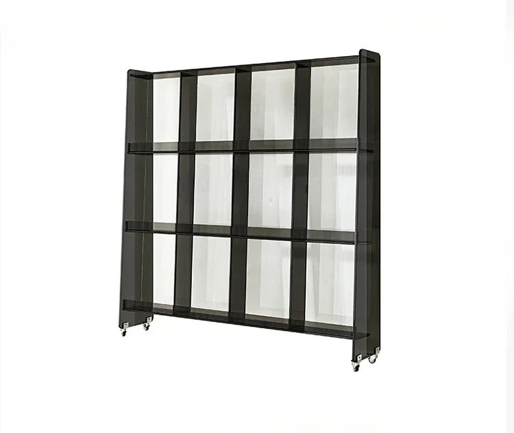 

Acrylic Floor Reading Bookshelf Shelf Display Shelf Newspaper Storage Light Luxury