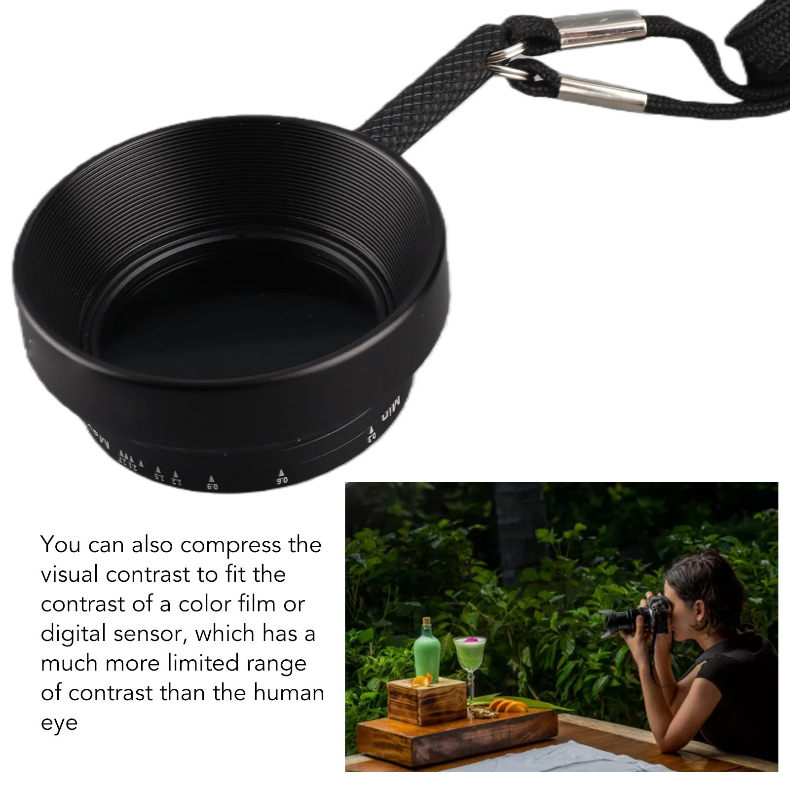 Photography Filters Viewing Filter Optical Glass 9 Gears Adjustable Photography Filters for Cinematographer Lighting Engineer