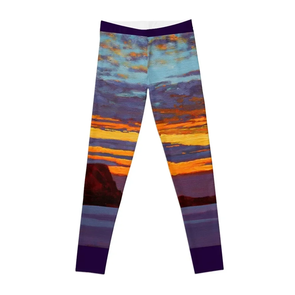 

Clare Island Sunset, Clew Bay, County Mayo, Ireland Leggings gym clothing exercise clothing for Womens Leggings