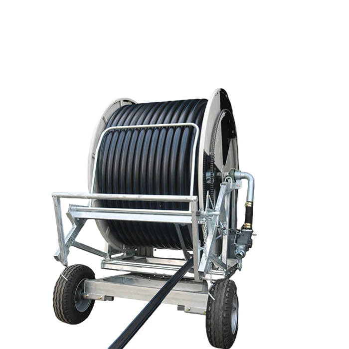 JP90-300 New Type Agriculture Traveling Rain Gun Hose Reel  Irrigation System for Farm