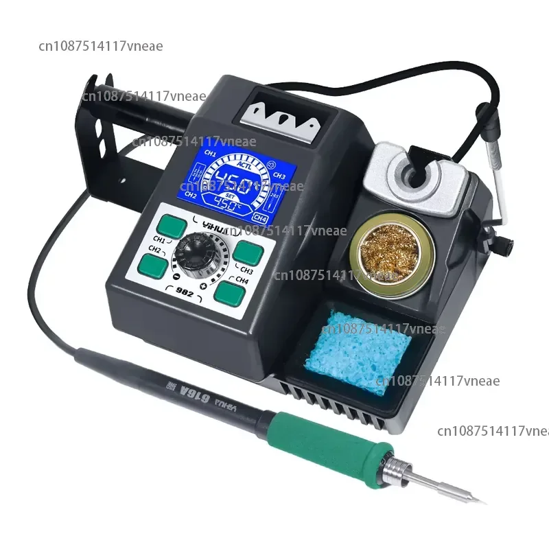 982 Soldering Station 2-in-1 Heater Tip C210 C245 Handle Compatible PCB Board Repair Electronic Rework