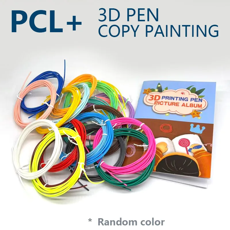 1,75mm Durchmesser PCL Niedrigtemperatur 3D-Stift Filament Mehrfarbenpackung (5/10/20 Farben) Lebendige Farben mit Wiederverwendbarem 3D-Stift Copy P – Detail 14