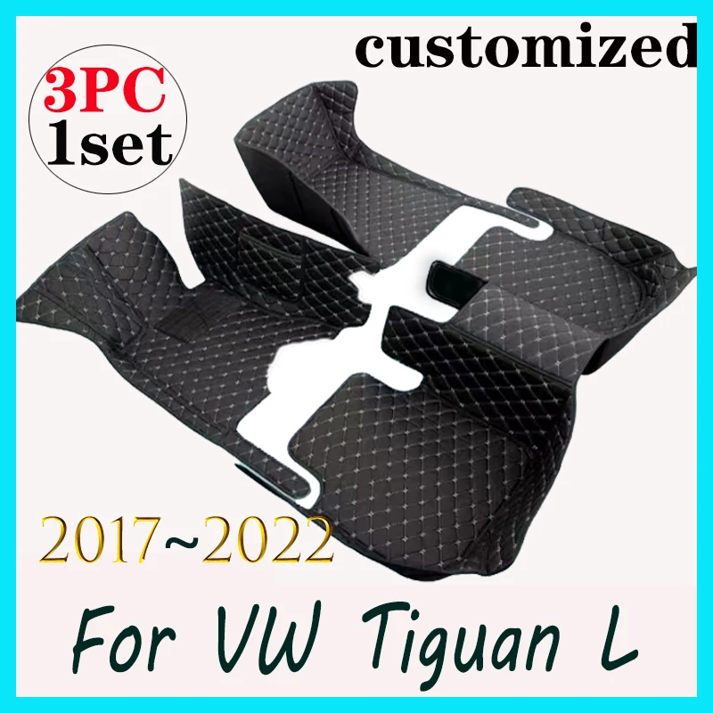 

Car Floor Mats For Volkswagen VW Tiguan L 2017-2022 20018 2019 2020 2021 Custom Auto Foot Pads Automobile Carpet Cover interior