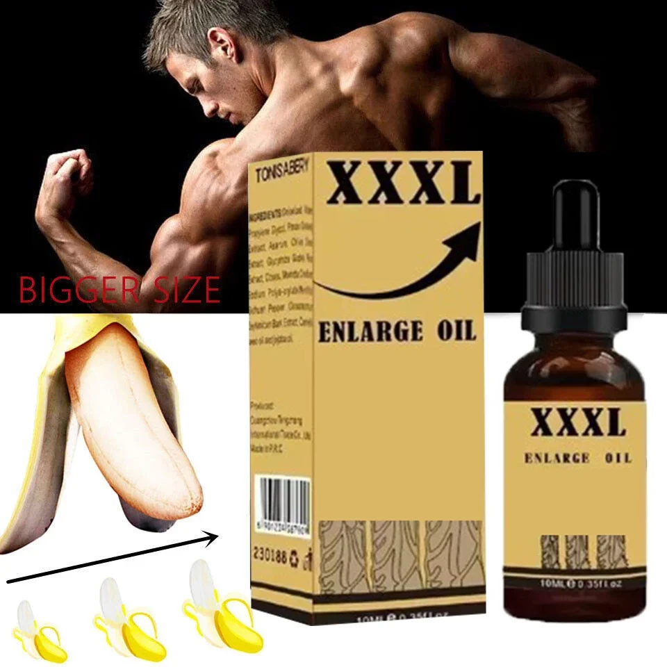 Penis Permanent Thickening, Increase XXL Growth Enlargement Massage Men\'s Cock Erection Lubricant Plant Extracts Massage Oil