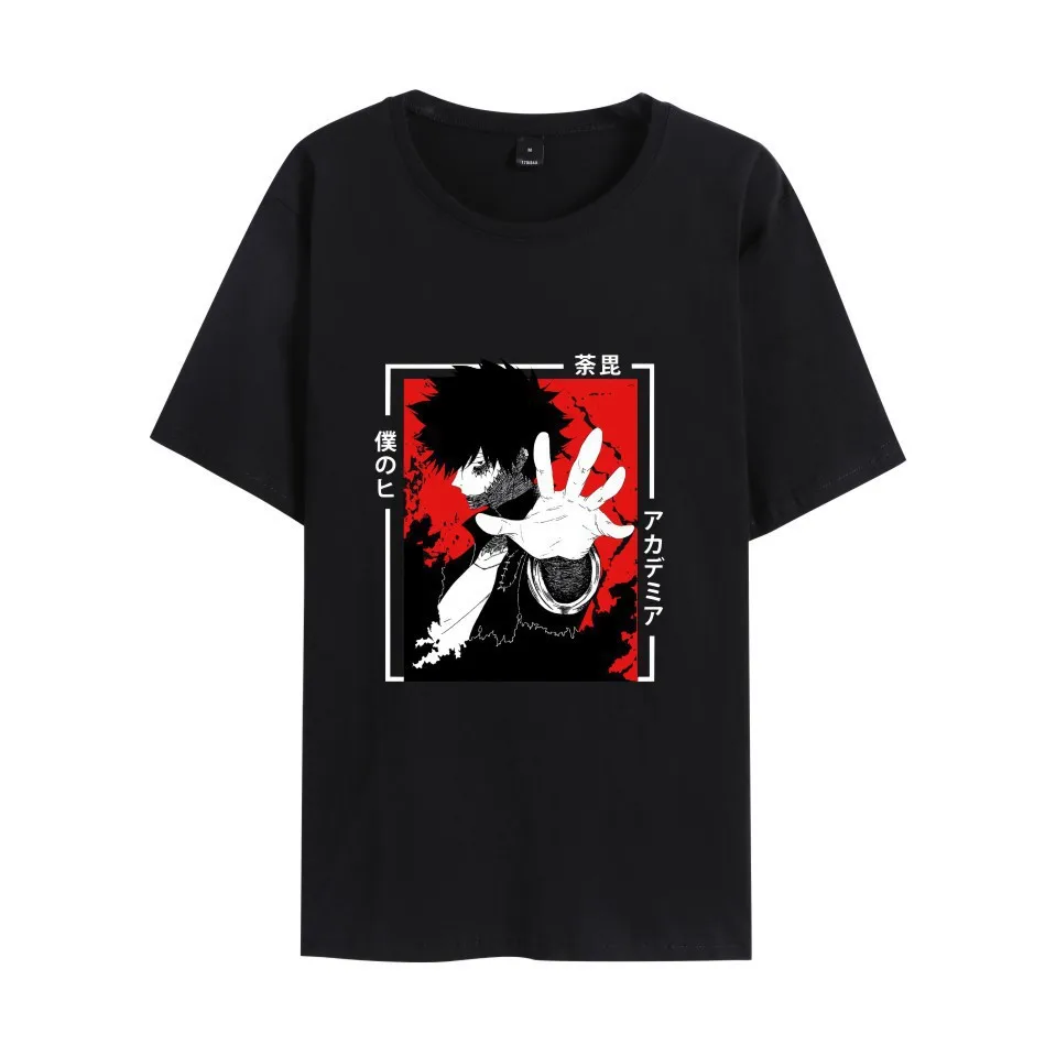 

New my Hero Academy Summer cotton short sleeve student couple T-shirt
