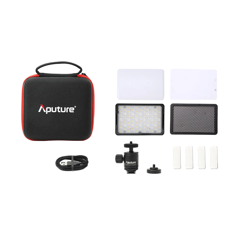 Aputure MC Pro 5w RGBww Mini Pocket Light 2000K-10000K Built-in 9 Lighting Effect IP65 CRI 96+ for Video Living Streaming Studio