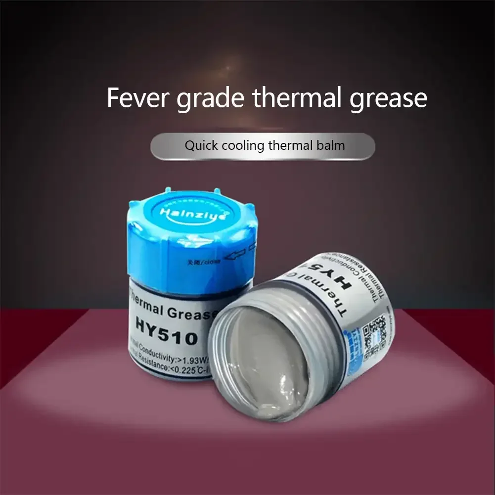 HY510 Desktop Computer CPU Thermal Grease Compound Paste Heat Conductive Silicone Paste for Cooling Heat Sink with Scraper image 6