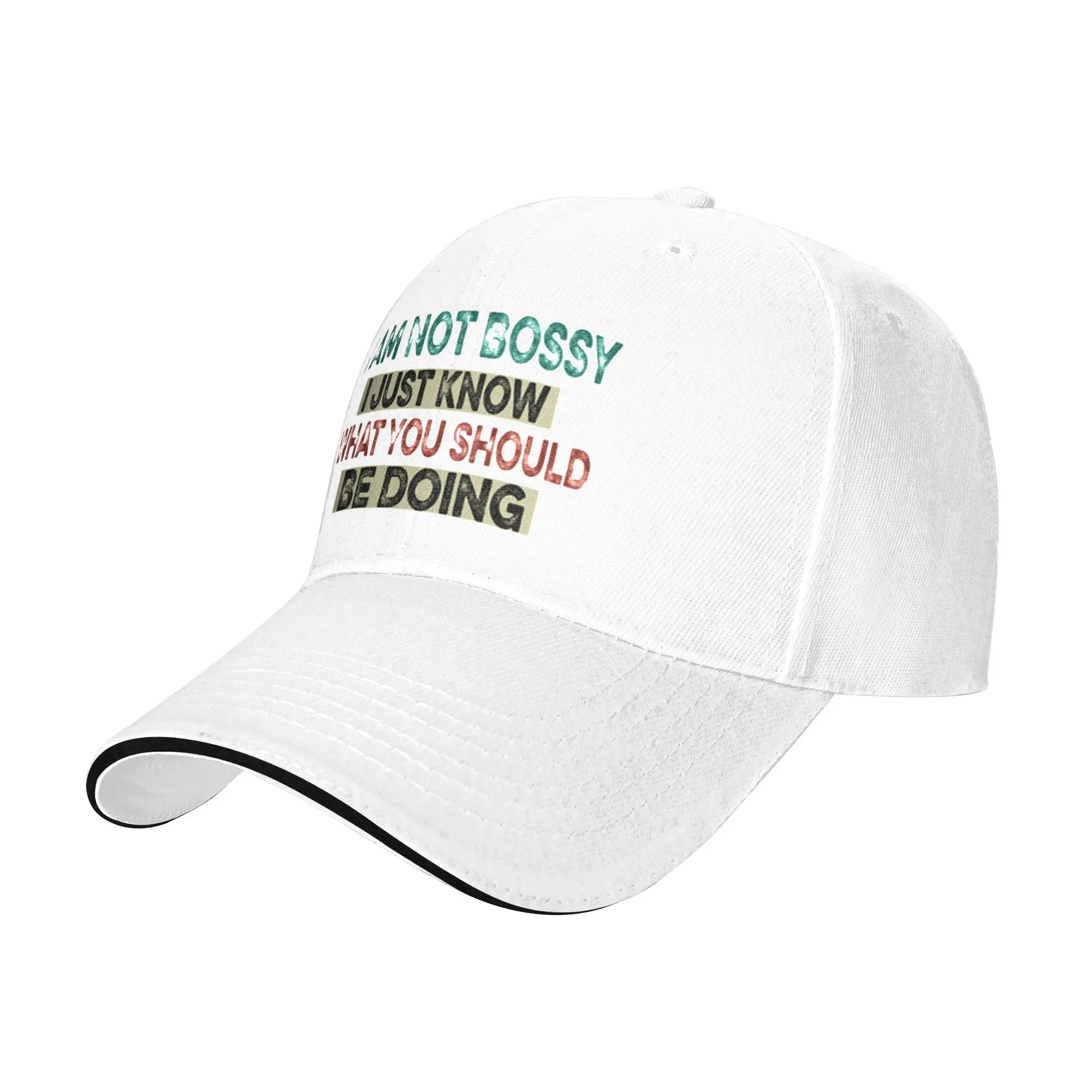 Copy of I Am Not Bossy I Just Know What You Should Be Doing Funny Gift For Children Men Women A Baseball Cap Hat