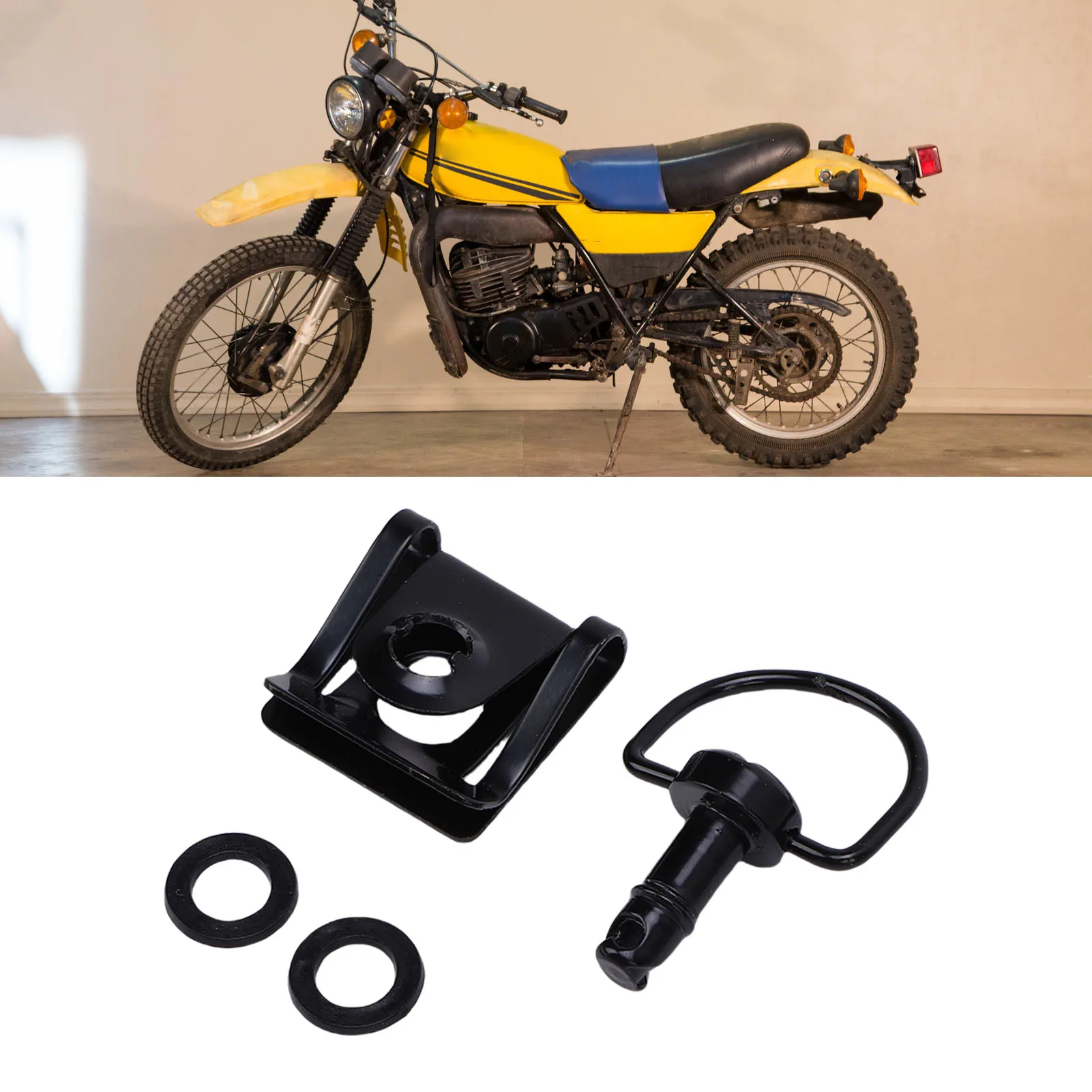 Race Fairings Fasteners Motorcycle Race Fasteners Quick Release D  17mm Black Race Fairing Bolts Studs For Enduro Motorcycle
