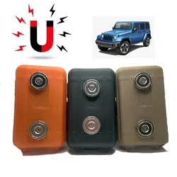 New Magnetic Key Holder Under Car Hide Key Box Waterproof Key Hider Rustproof Multifunctional Box for Spare Key GPS Locator