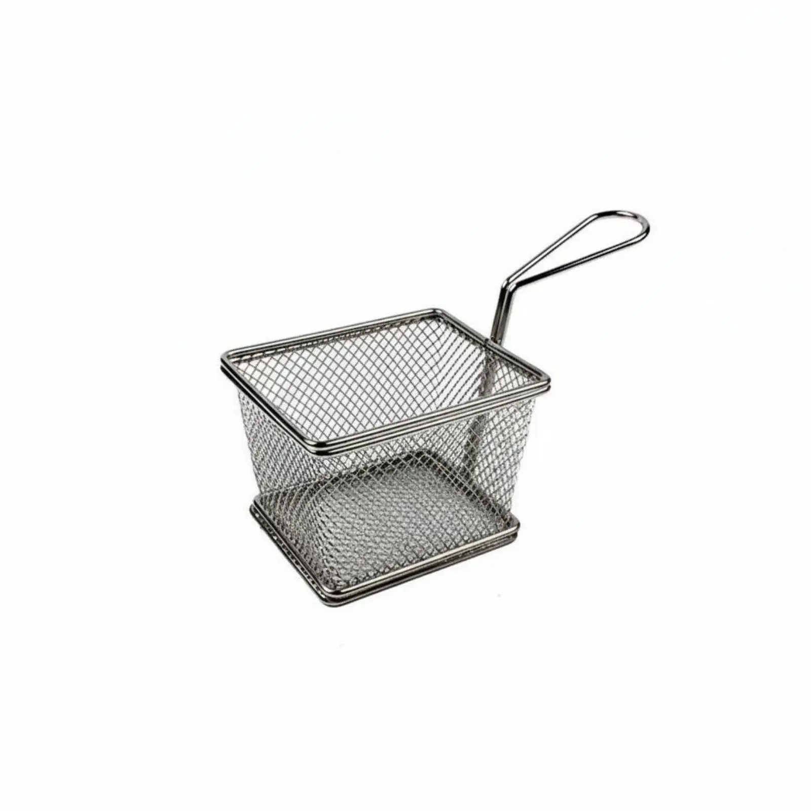 Mini Fry Basket Restaurant Style Ergonomic Handle for Parties