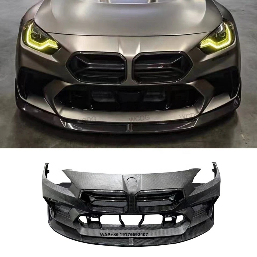 

AD V2 Style Carbon Fiber Car Front Bumper Lip forBMW G87 M2 Upgraded Front Bumper Lower Lip Splitter Grille Car Bodykit