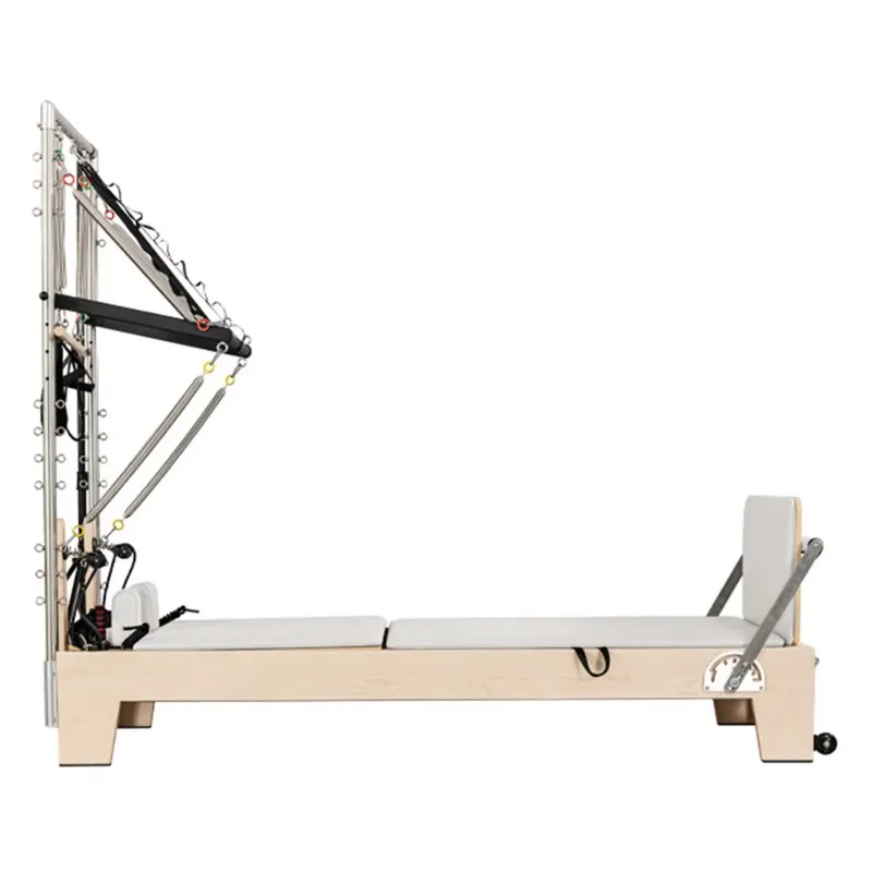 YTYIN المصنع مباشرة | شعار مخصص ولون اليوغا خشب القيقب 2 في 1 بيلاتيس المصلح | صناعة يدوية للياقة البدنية في صالة الألعاب الرياضية #1