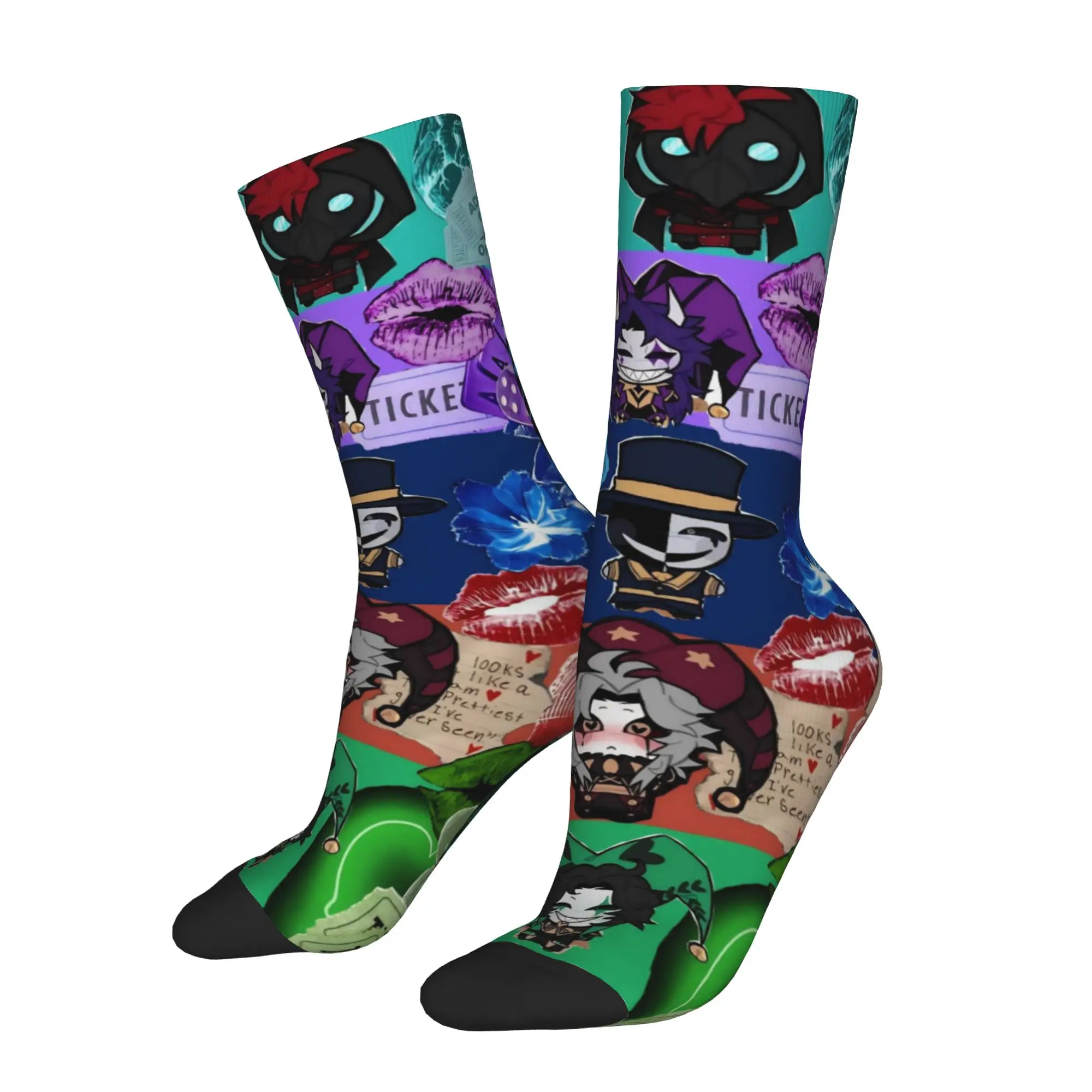 Fashion The F-Freak Circus Basketball Socks  Long Socks for Unisex Sweat Absorbing