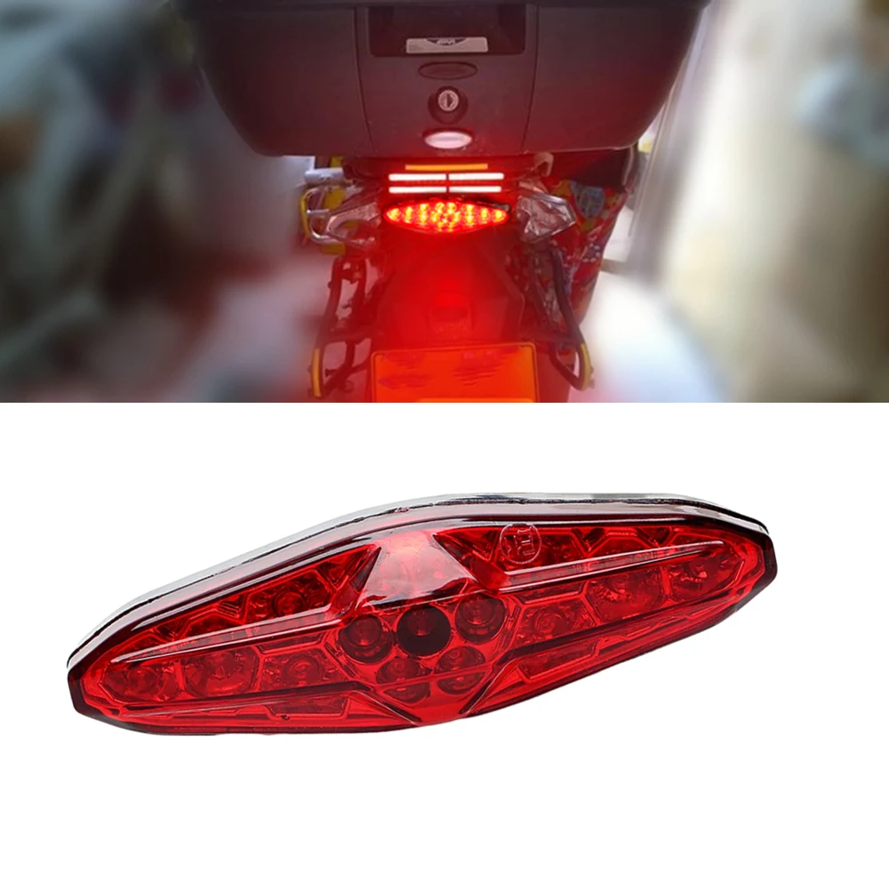 Motorcycle 15 LED Taillight Rear Brake Light Indicator Lamp for Suzuki ATV LTZ King Quad DRZ650 DRZ400