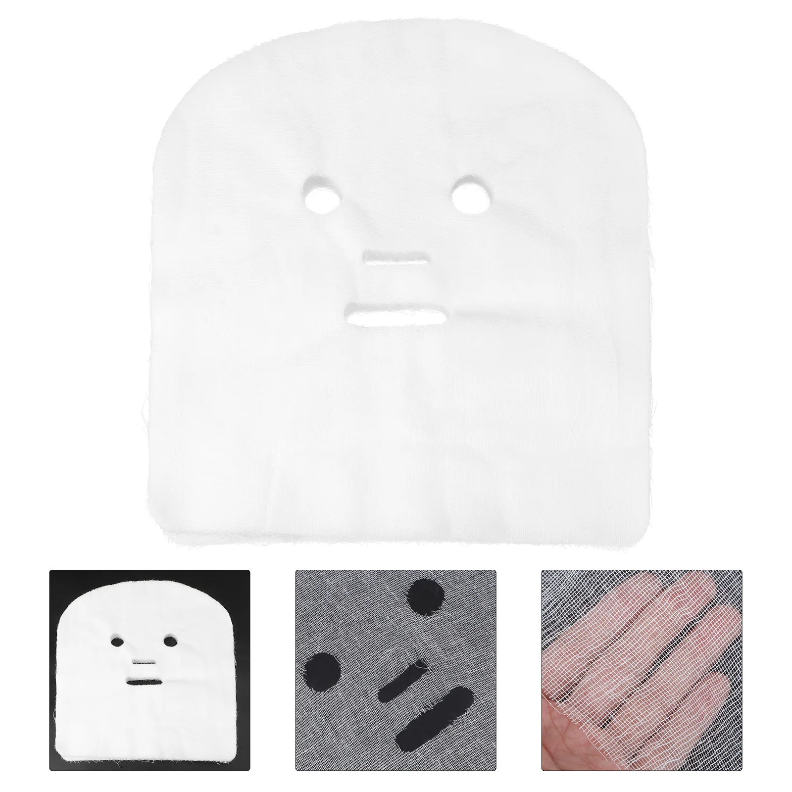 

100 Pcs Seaweed Mask Slices Face Gauze Beauty Salon Cotton Masks Facial Skin Care Soft Breathable Long Term Use Eco Friendly