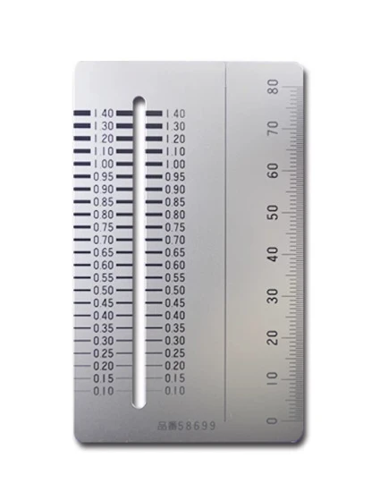 

10pcs Wall Foundation Cement Joint Measuring Ruler Crack Detection Residential Decoration