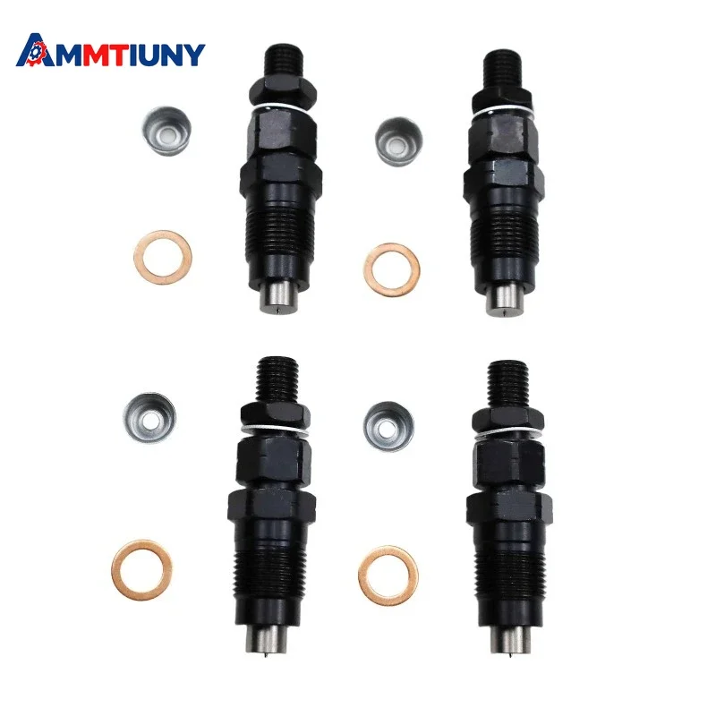 

131406490 4PCS Fuel Injectors Set for Perkins 104-22 403C-15 403D-15 Engine New Holland TC30 TC45 TC55 L140 L213 L565 Case SR160