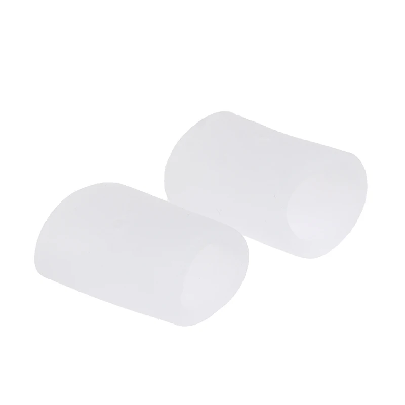 Corrector de ampollas para dedos de los pies, tubo pequeño de silicona, callos, Protector de juanete, funda de Gel, 6 unidades por lote