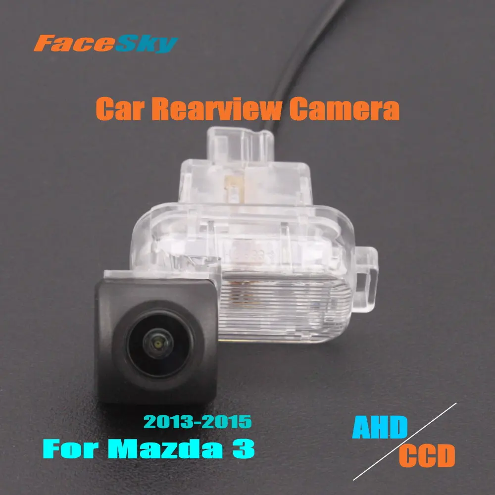 Car Rear Camera For Mazda 3 Mazda3 M3 Axela Hatchaback 2013-2015 Reverse Dash Cam AHD/CCD 1080P Park Image Accessories