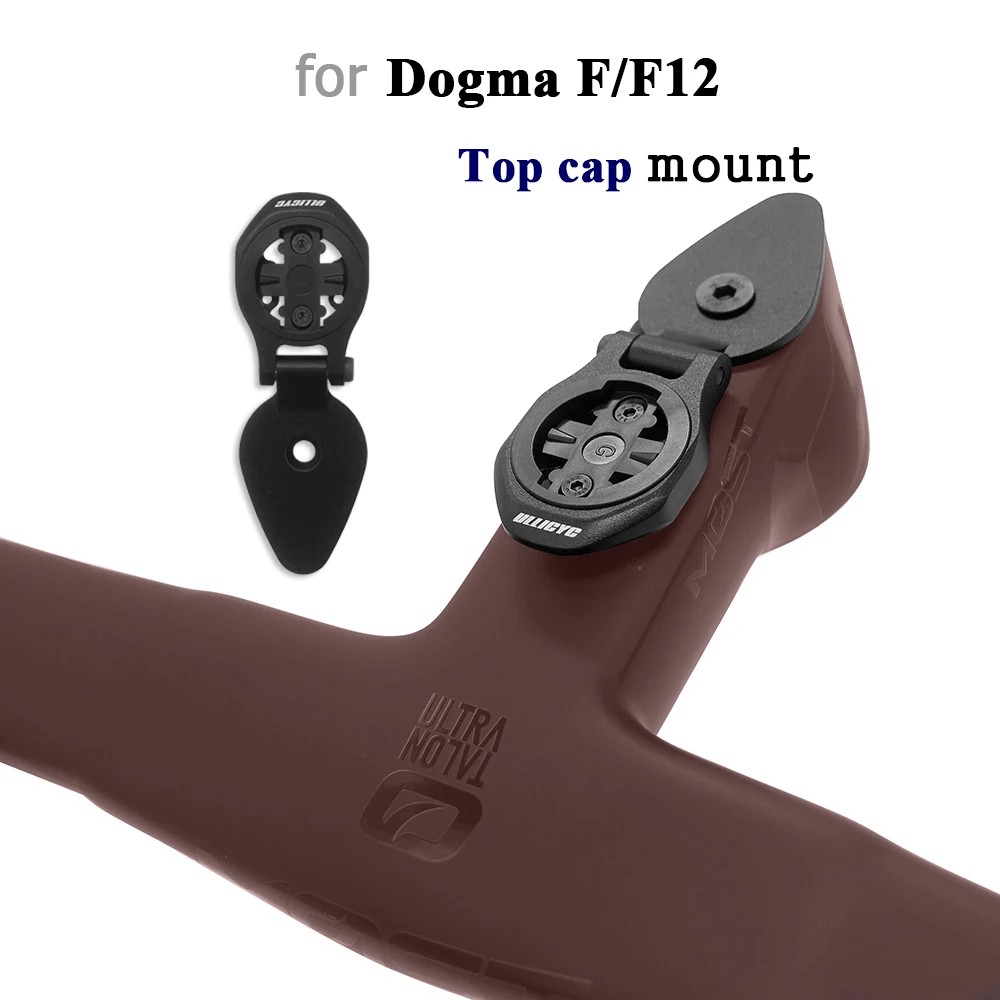 Alloy Computer Mount for Dogma F12, F, F10, Integrated Top Cap Handlebar, Compatible with GPS, Garmin Wahoo Bike Accessories