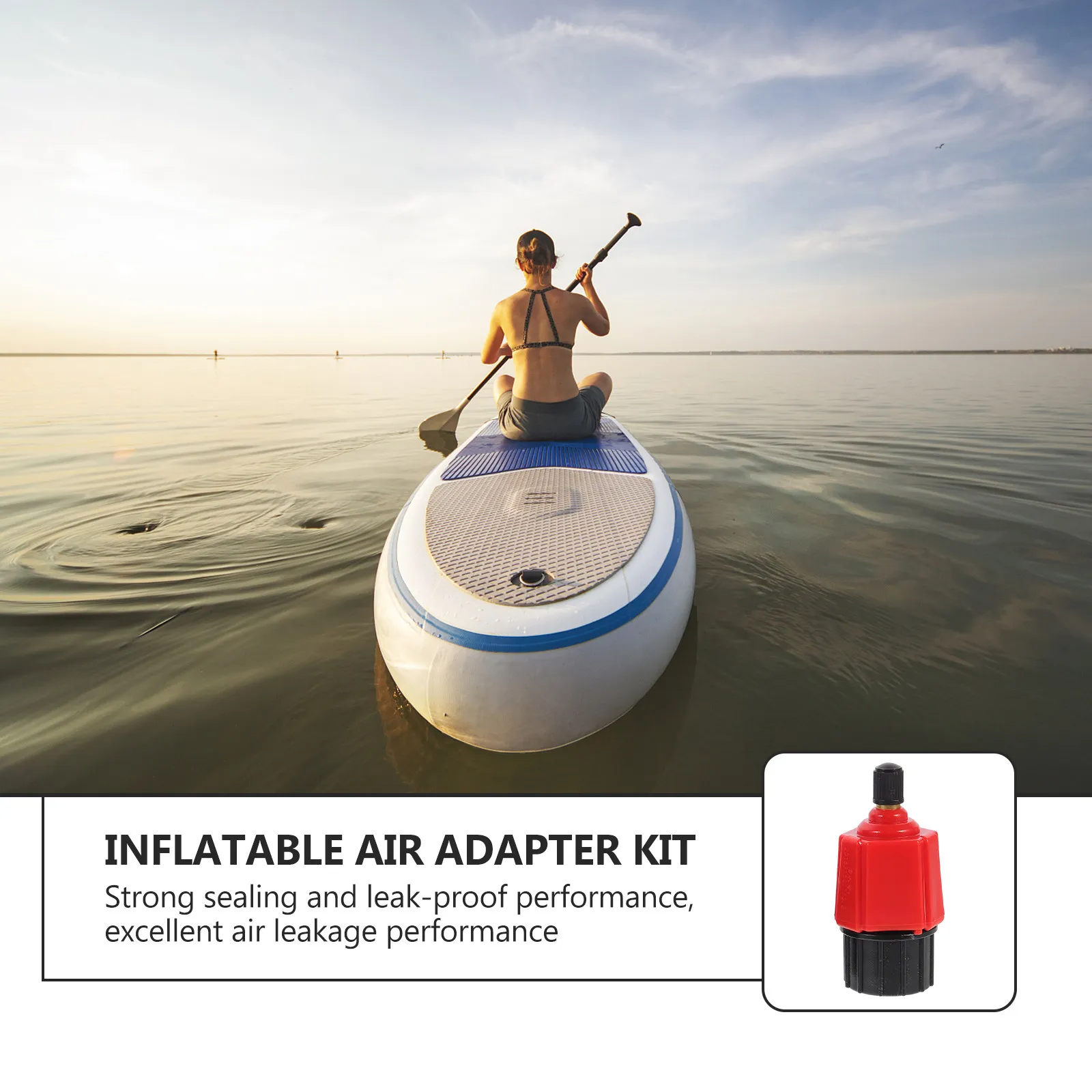 

Набор из 5 прочных адаптеров для шлангов воздушных насосов для надувных лодок, спортивных гребных каяков: удобные в использовании и переноске адаптеры для насосов