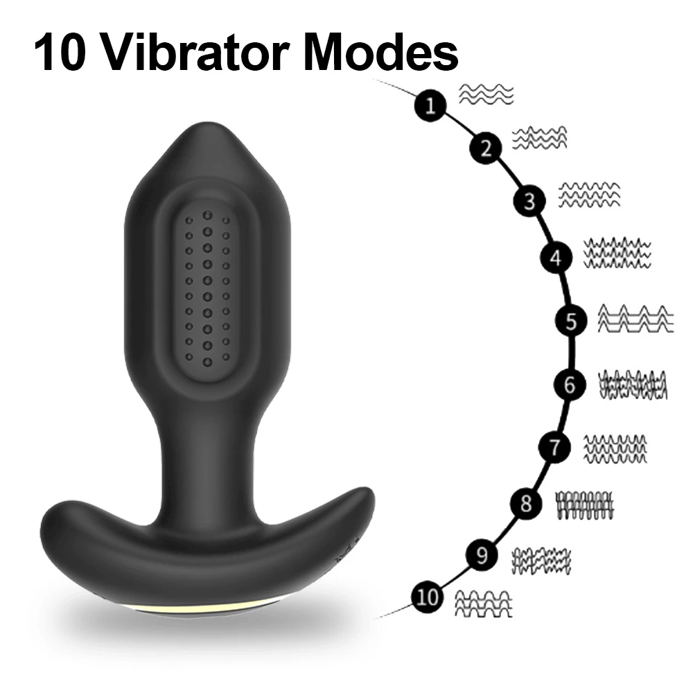 Wireless Control Anal Plug Vibrator 10 Modes Vibrating Butt Prostate Massager Sex Toys for Men Gay Clitoris Stimulator for Women image 4